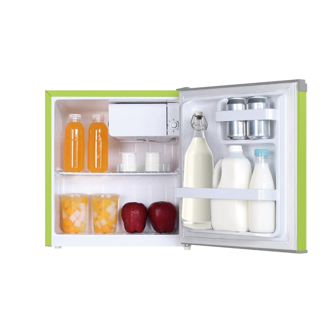 Frigidaire EFR115-GREEN 1.6 Cu Ft Compact Fridge for Office, Dorm Room, Mancave or RV, Green