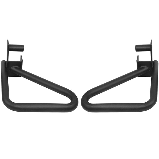 A2ZCARE Dip Bar Attachment for Squat Rack - Multi Grip Set of 2 for Strength Training, Pull up, Push up 2x2 inch Power Cage Squat Rack - Pair