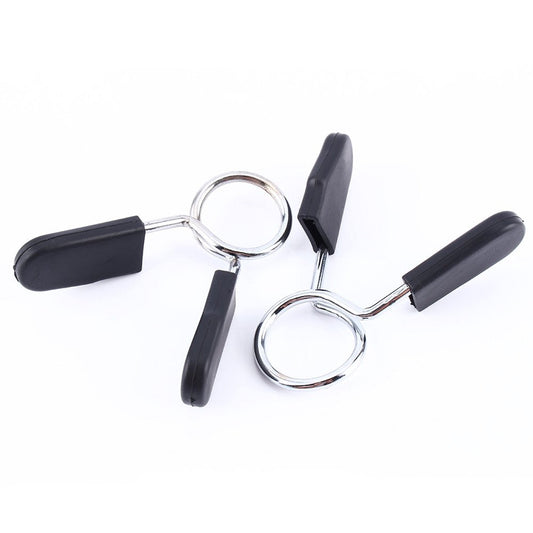 Barbell Collars, Secure Spring Lock Mechanism, Weight Clamps 1 Inch Barbell Compatible for Gym Powerlifting Weightlifting Home Workout Fitness Enthusiasts