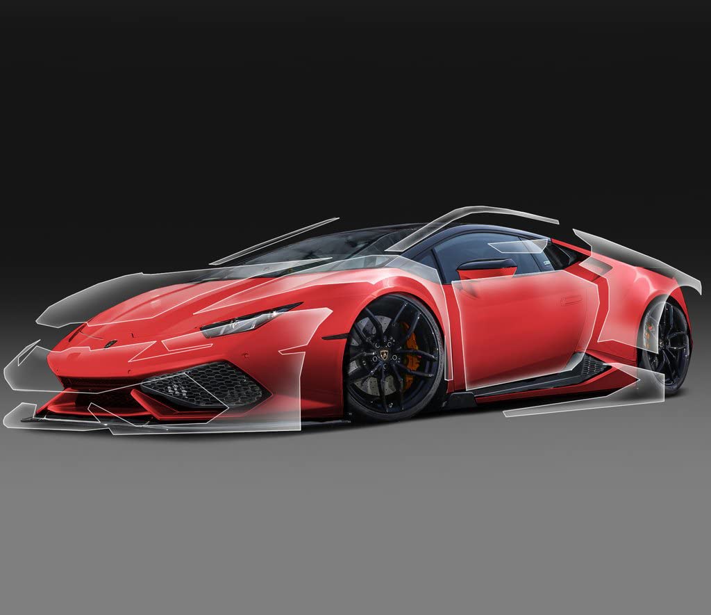 VViViD Paint Protection Film Clear Vinyl Gloss Self Healing Wrap Guard (300" x 54")