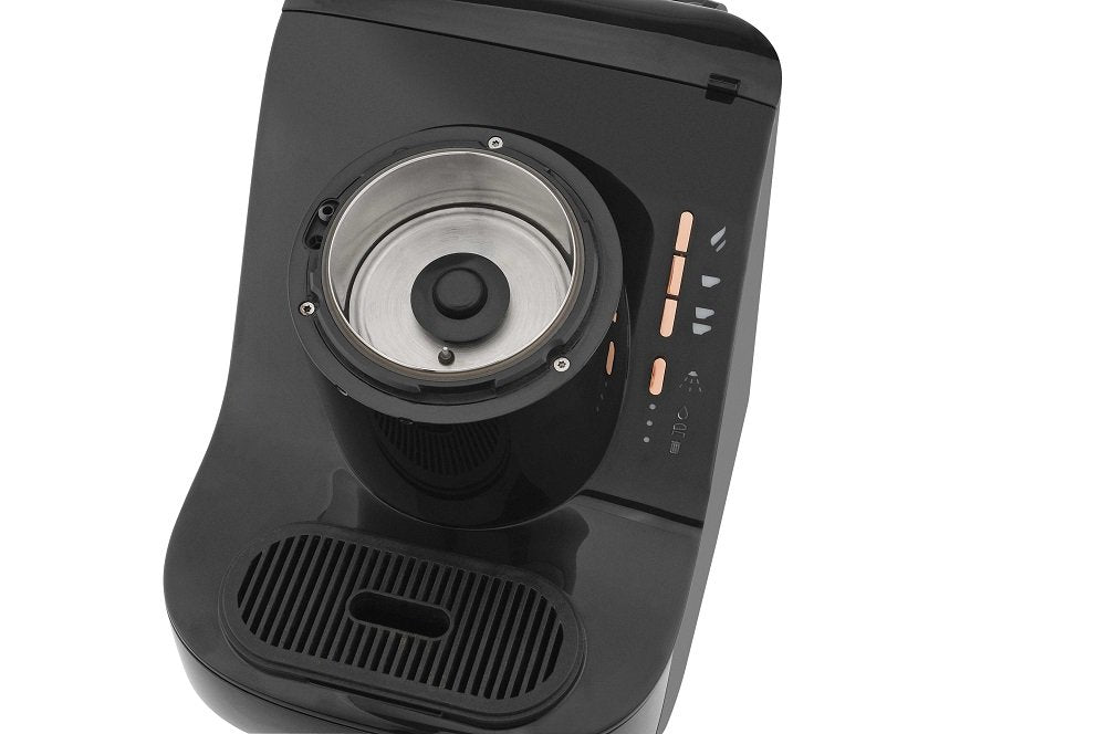 ARZUM Okka Automatic Turkish Coffee Machine, Maker, USA 120V, UL, Black and Silver