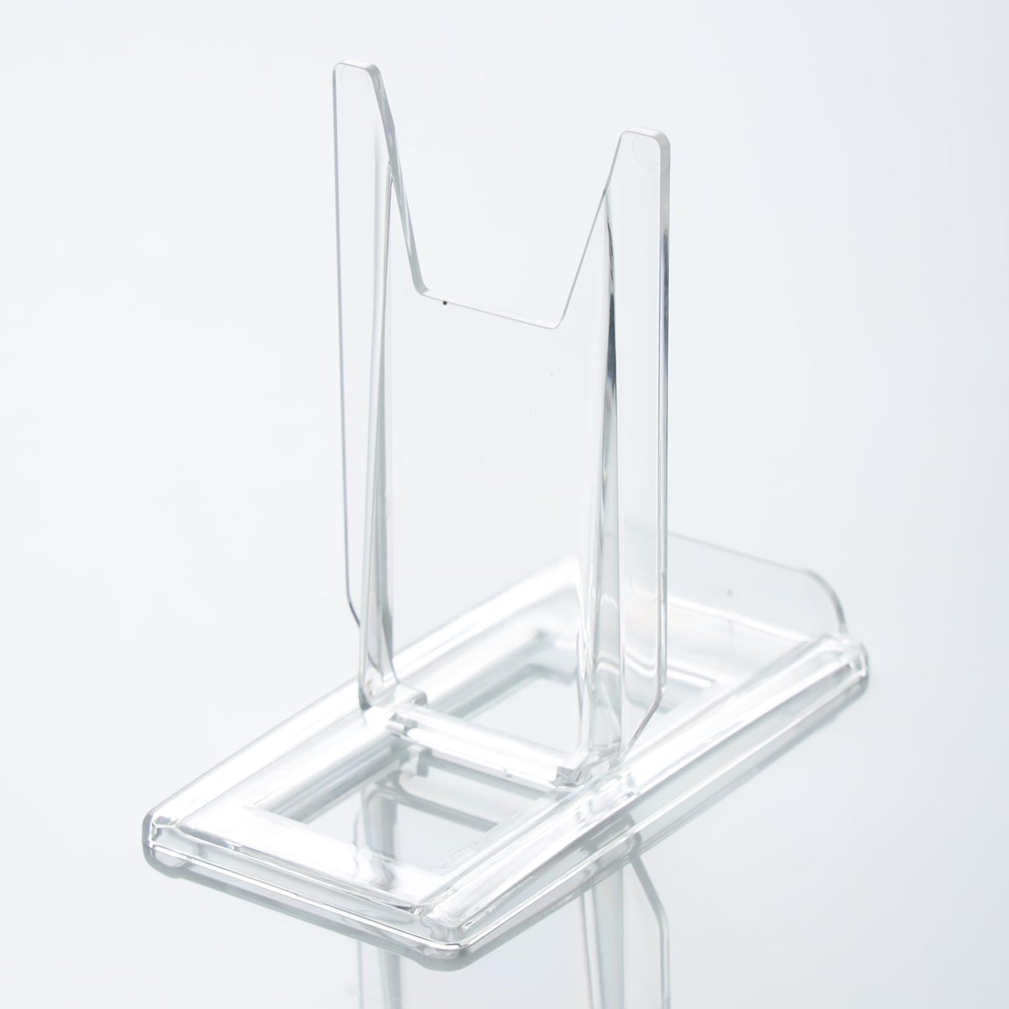 LRANFOW 10 Pack Book Display Stands Adjustable Clear Easel Collector Display Holder for Comic Artwork Album CD Magazine Postcard Cookbooks Photos
