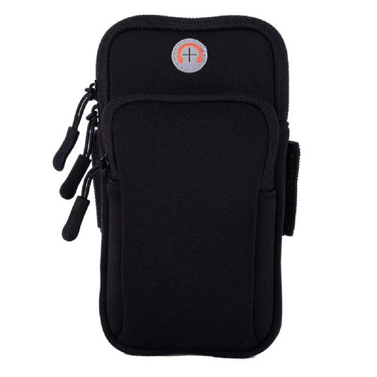 MOVOYEE Phone Holder for Running Armband iPhone 17 16 16e 15 14 13 12 11 Pro Max XS XR Plus Mini Galaxy Ultra S26 S25 S24 S23 S22 S21 Note 20 10 Pouch Bag, Arm Band Sleeve Fit Sport Gym Hiking Black