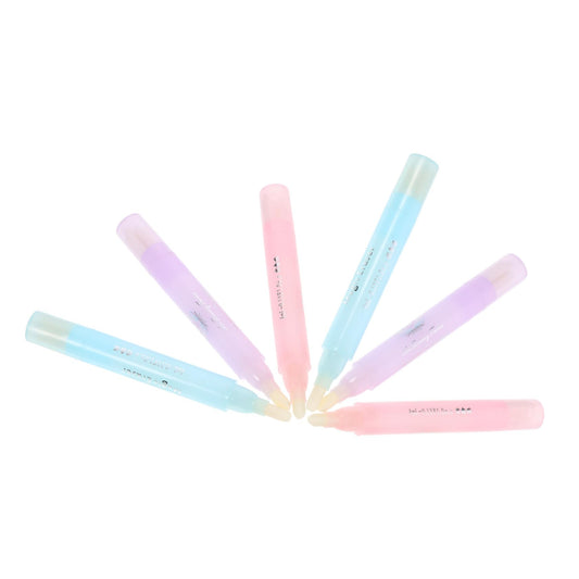 HAKIDZEL 6Pcs Manicure Polish Corrector Pen for Nail Art Polish Removal Fingernail Decontamination Tool with Soft Tip for Beginners and Professional Salon Use