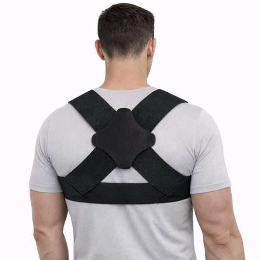 Posture Corrector for Men - Lightweight Upper Back Brace Posture Corrector for Neck Shoulder & Back Pain Relief Under Clothes - Invisible Shoulder Support Brace Improve Posture Correct Hunchback Slouching