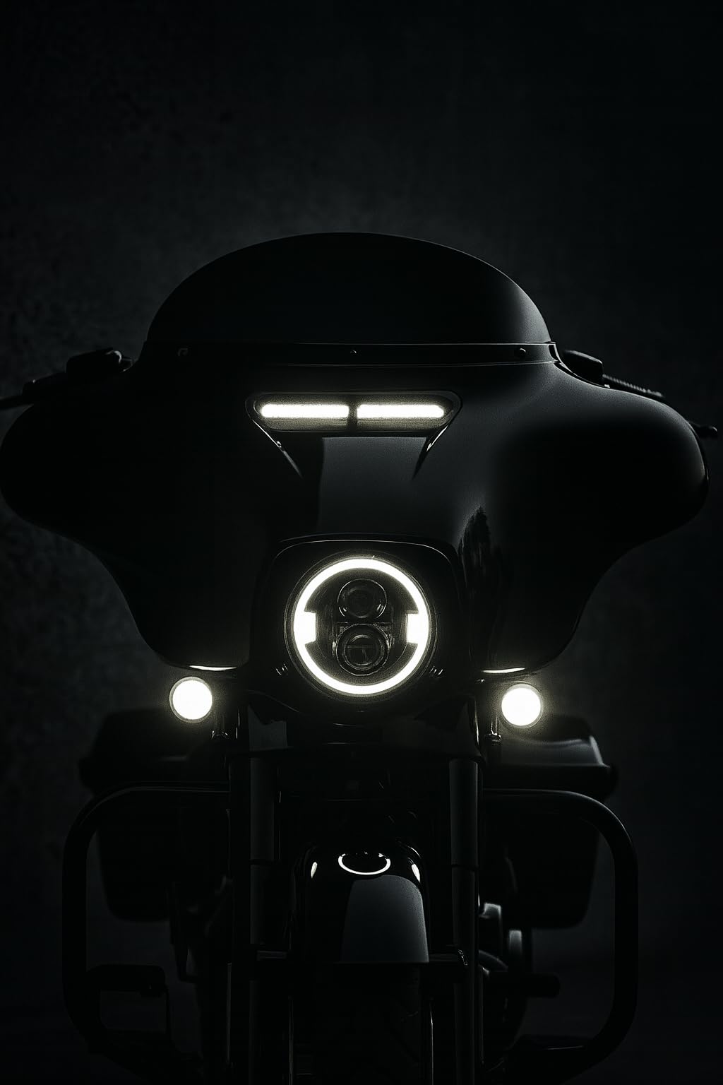 Eagle Lights Batwing LED Vent Insert (DRL/Turn Signal) - Black (Black)