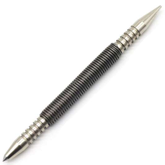 WHLLING 1/16″Dual Head Nail Setter and 3/16″Center Punch, 3500 PSI Striking Force Counter Punch Spring Nail Set