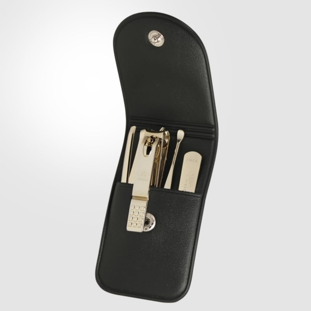 World No. 1. Three Seven (777) Travel Manicure Grooming Kit Nail Clipper Set (4 PCs, TS-32RXG), Made in Korea, Since 1975.
