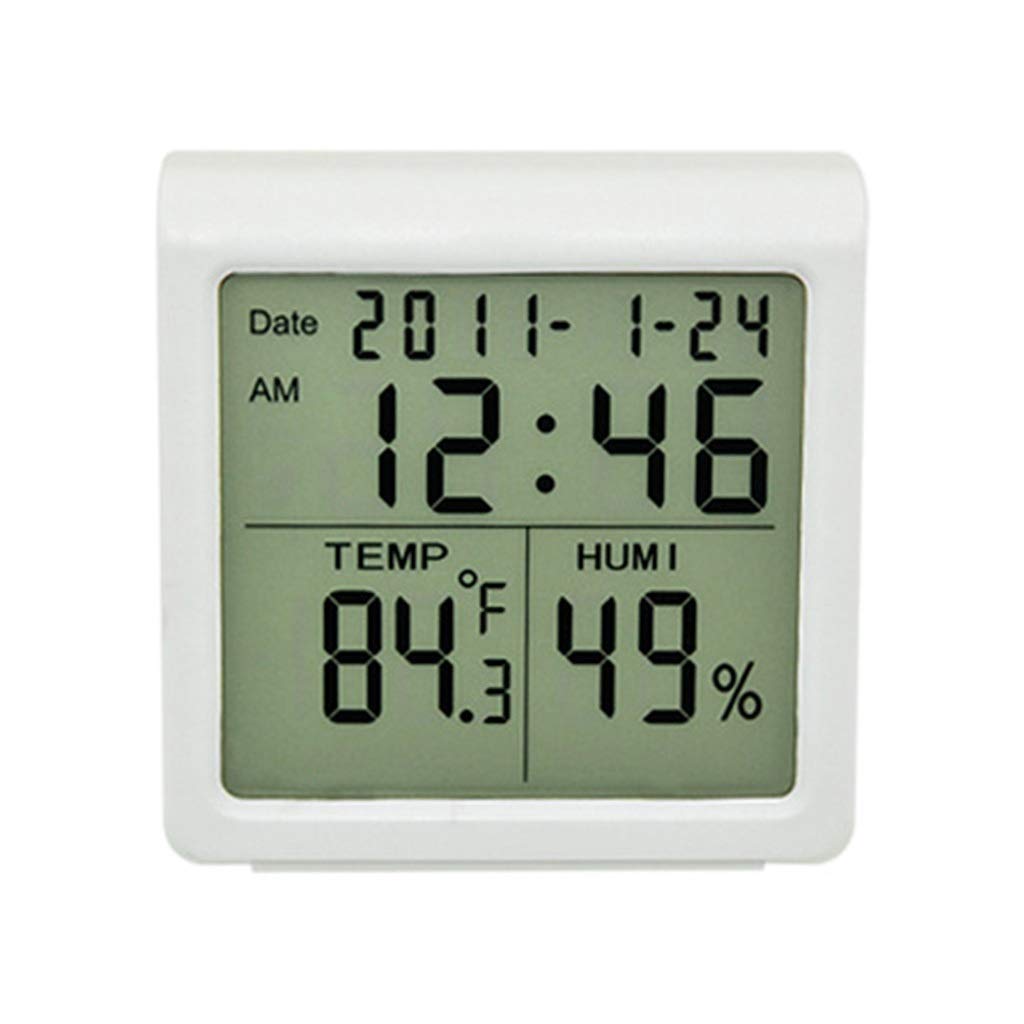 BERHUTJ Hygrothermograph Thermometer Digital Multifunctional Gauge ，High-Precision Wet and Dry Temperature and Humidity Meter