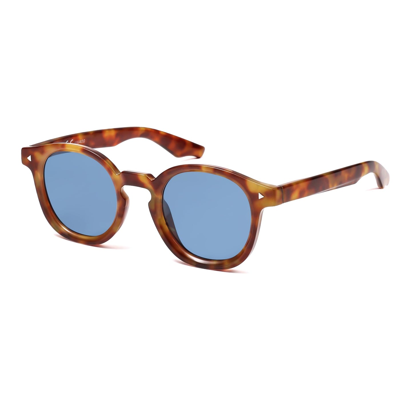 SOJOS Retro Polarized Round Sunglasses Womens Mens Vintage Panto Sun Glasses 70s 80s 90s Circle Shades SJ2378
