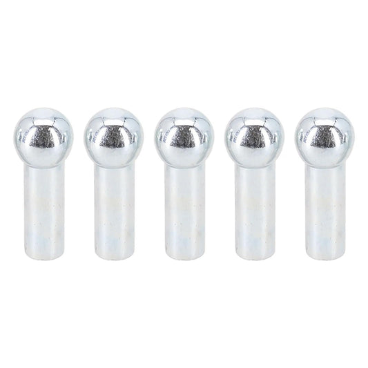 SquEqu 5 Pack Pulley Cable Ball Stopper Terminals End Joint Attachment Parts for Gym Weight Lifting Machine Fitness Equipment Running Yoga (for Diameter 6mm Wire)