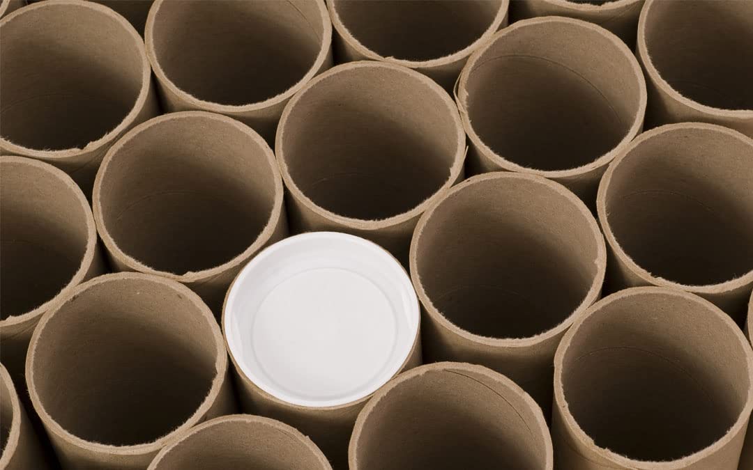 MagicWater Supply Mailing Tube - 2 in x 12 in - Kraft - 12 Pack - for Shipping and Storage of Posters, Arts, Crafts, and Documents