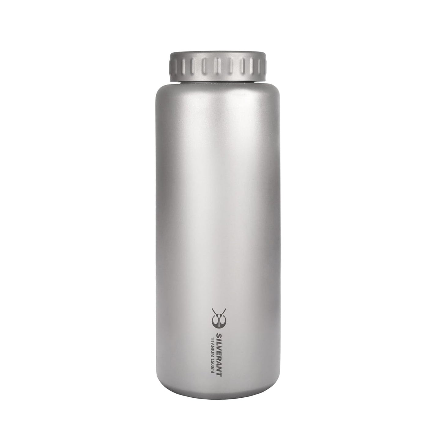 SILVERANT Titanium Water Bottle, Sport Bottle with Wide Mouth Lid Ultralight Camping & Hiking Hydration Canteens Large Capacity 1500ml/ 52.8 fl oz