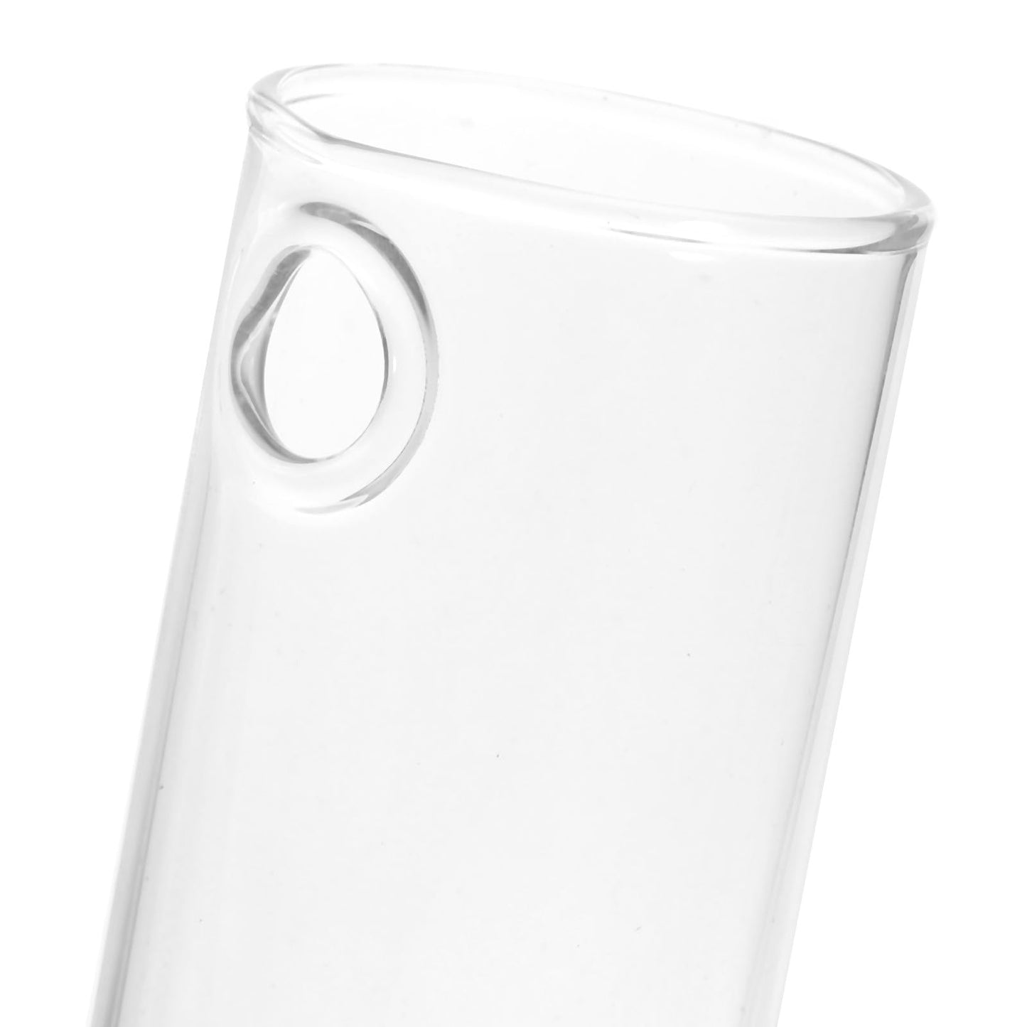 LOEFLIFA Wall Mounted Glass Vase Set for Hydroponics, Cylindrical Glass Planter Terrarium Tube, Indoor Balcony Decor for Plants and Flowers