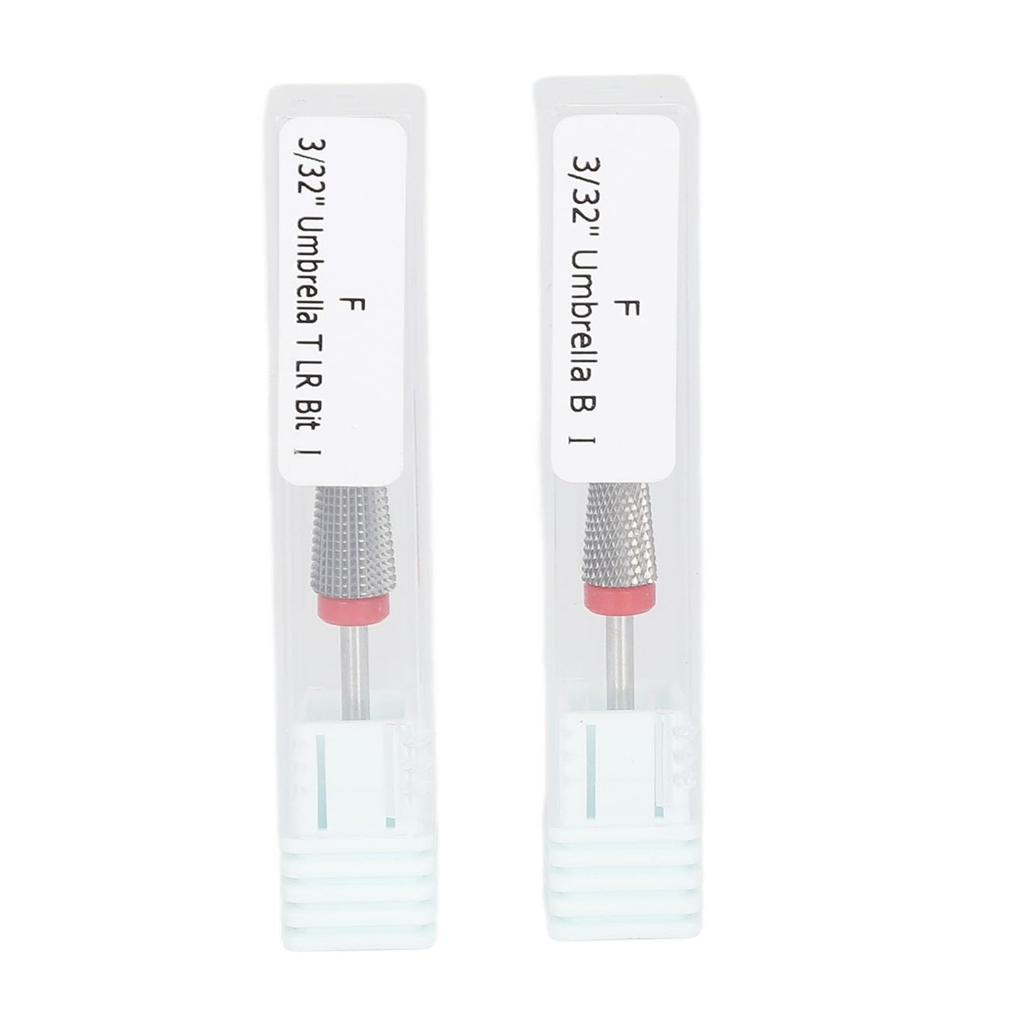 2pcs Tapered Tungsten Steel 5 in 1 Nail Art Drill Bits, Two Way Rotate Nail Polishing Fast Remove Acrylic Nail File 3/32 Cuticle Grinding Heads for Salon Use