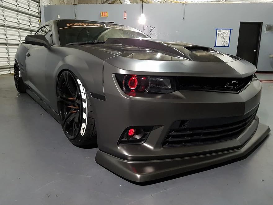 VViViD Black Satin Chrome Car Wrap 25ft x 5ft Stretch Conform Cast Vinyl DIY