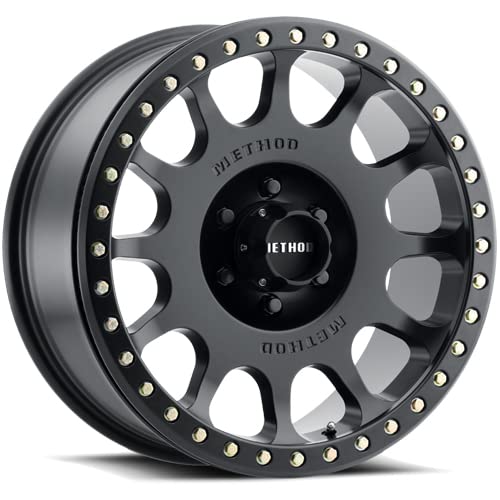 Method Race Wheels 105 Beadlock Matte Black 17x8.5" 6x135", 0mm offset 4.75" Backspace, MR10578516500B