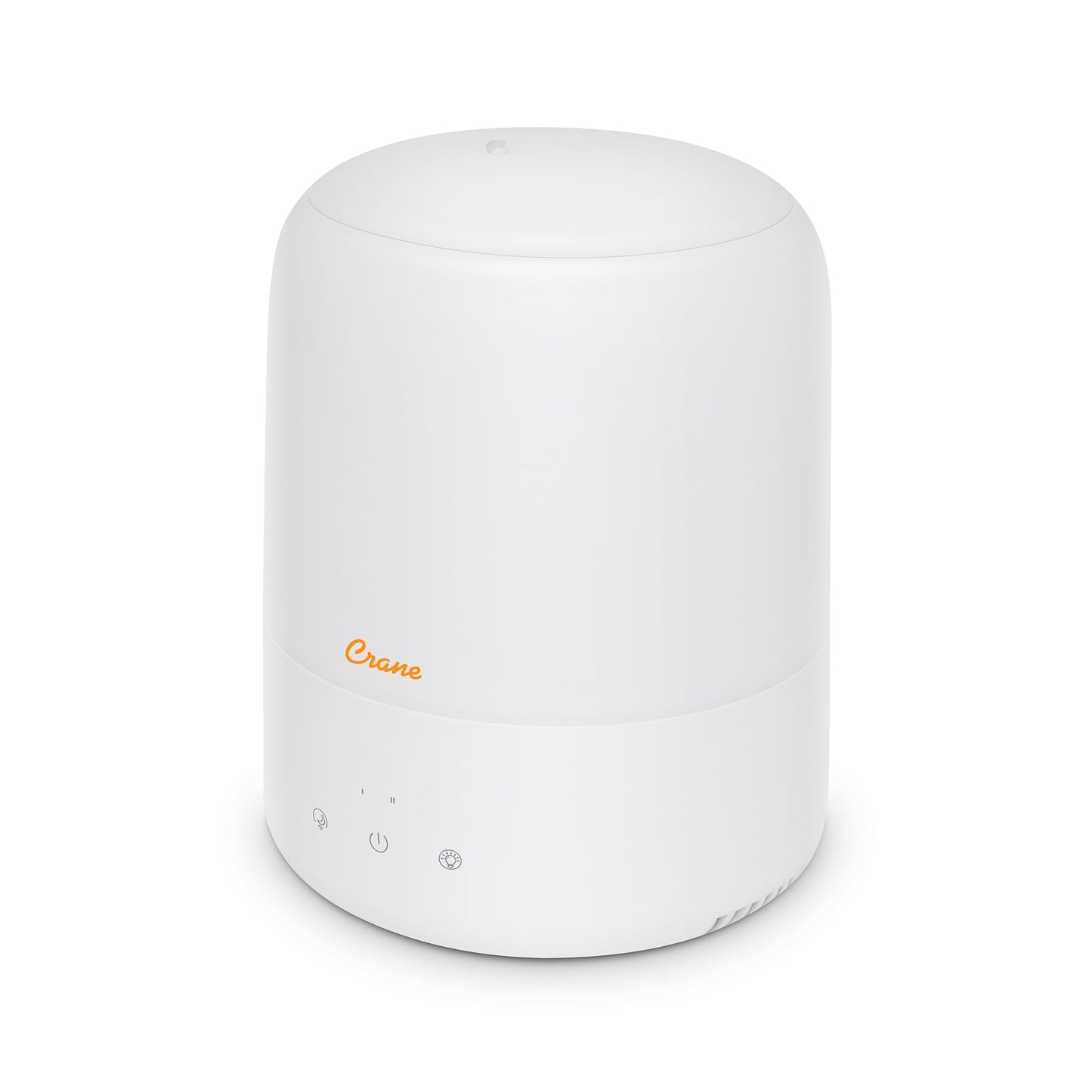 Crane Top Fill Mini Humidifier for Bedroom and Nursery 3-In-1 Essential Oil Diffuser Sleep Light 0.5 Gallon Baby Humidifier