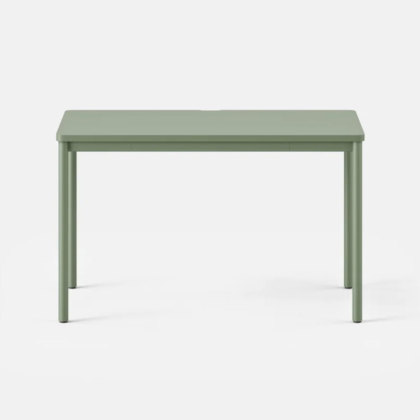 Branch Daily Desk - Functional at Home Office Desk with Effortless Assembly, Timeless Design, Rounded Corners, and Built-in Cable Notch - 48” W x 28.5” H x 24” D - Sage Work Table