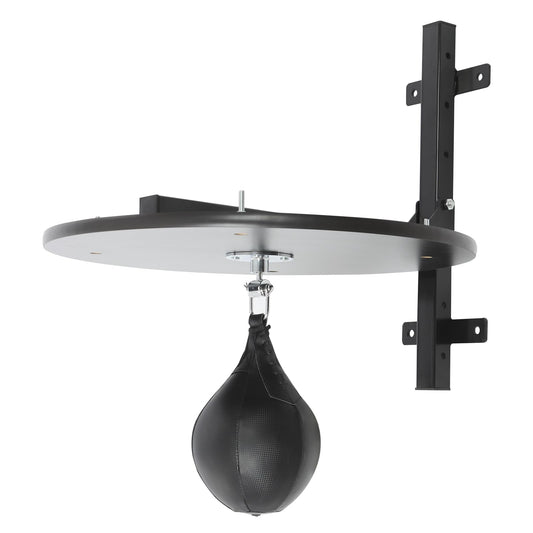 Speed Bag Platform Kit for Indoor Boxing, Heavy Duty Speed Bag for Boxing Training Equipment with Punching Ball, Adjustable Height Wall Mounted Speedbag Platform for Home Gym