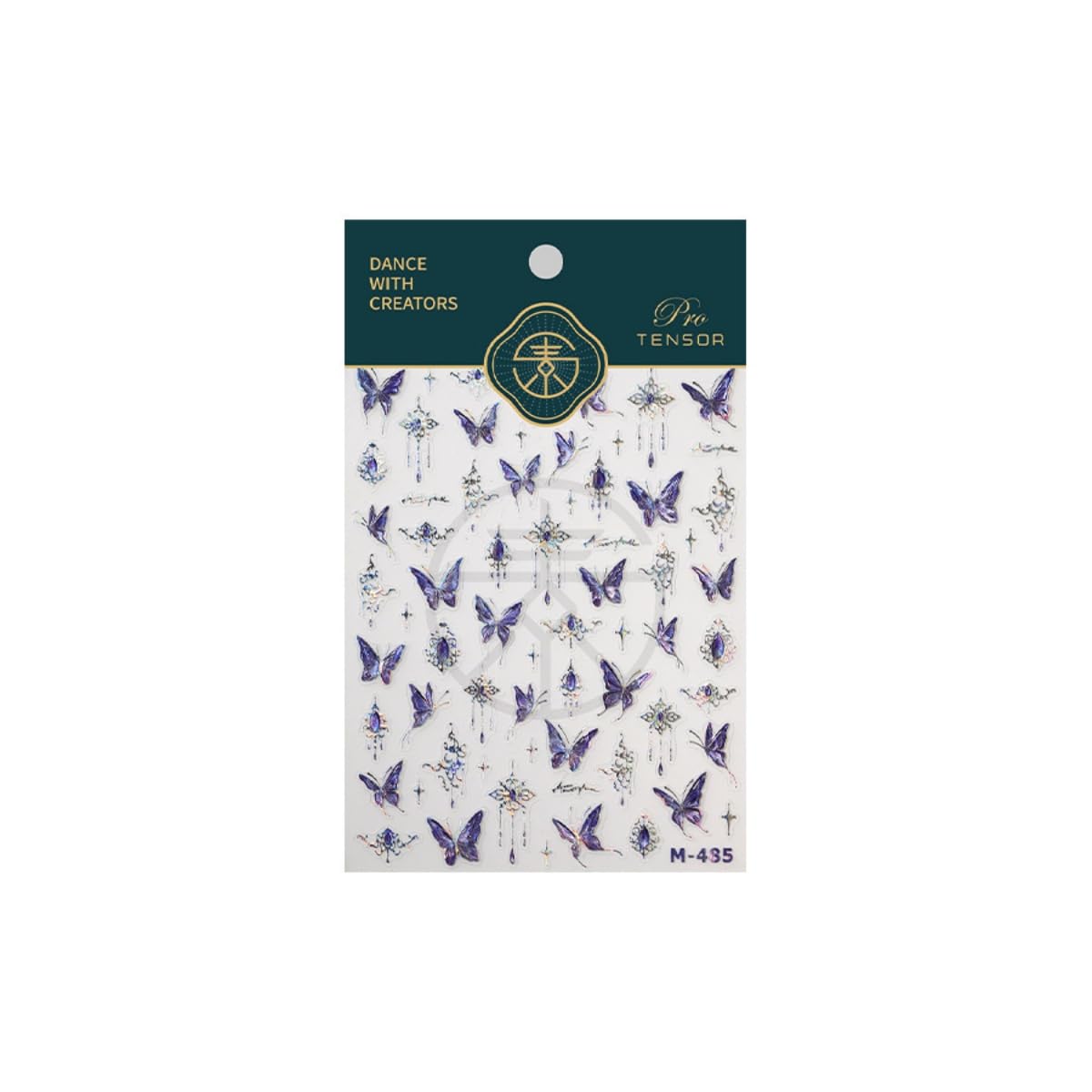 5D Embossed Nail Stickers Butterfly Nail Art Stickers Blue Aurora Nail Decals Self-Adhesive Hollow Shiny Designs Nail Art Supplies DIY Manicure Decoration for Women Girls