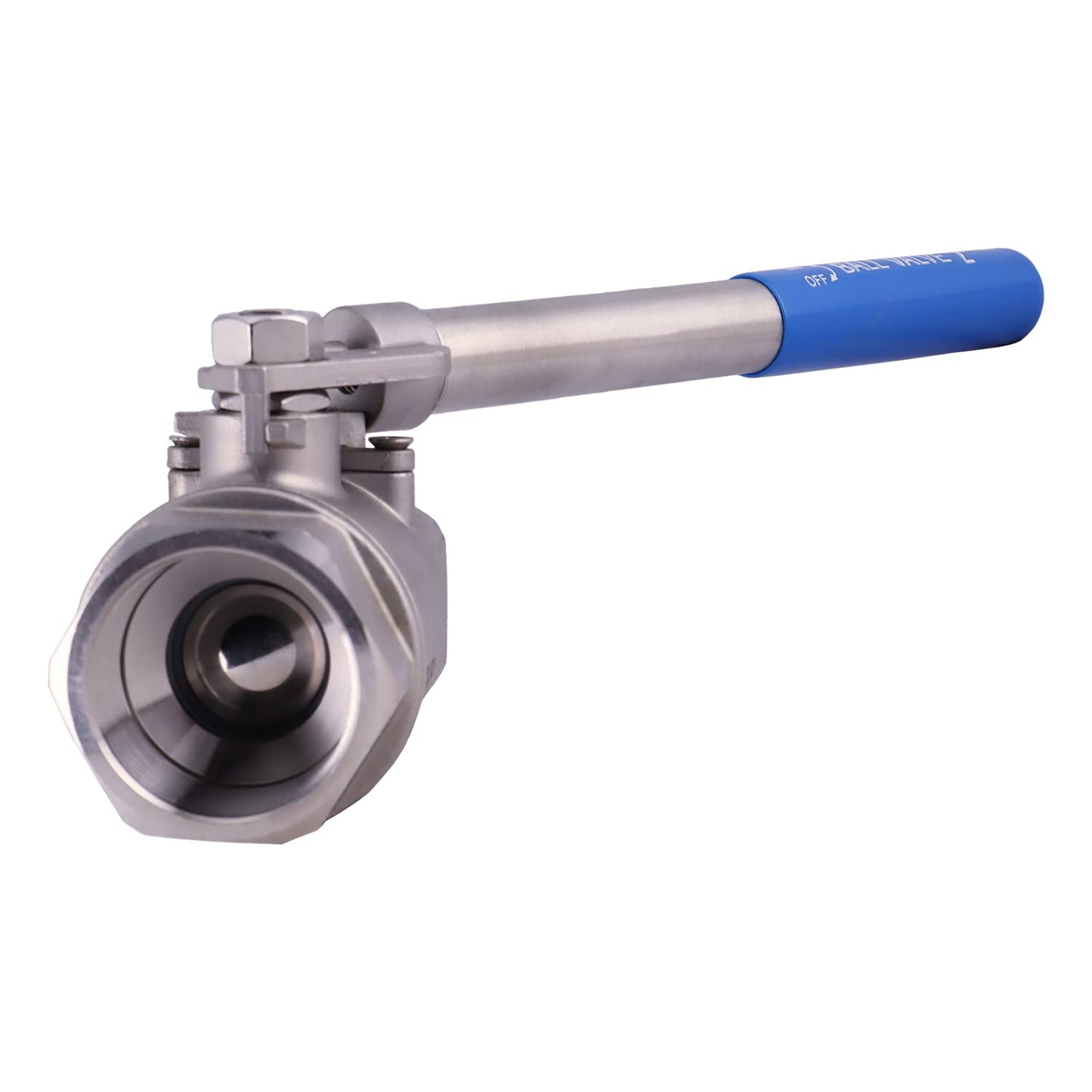 ARITA Spring Return "Deadman" Handle Ball Valve 2", Stainless Steel 304 Full Port 1500PSI for Water, Oil & Gas, Female NPT