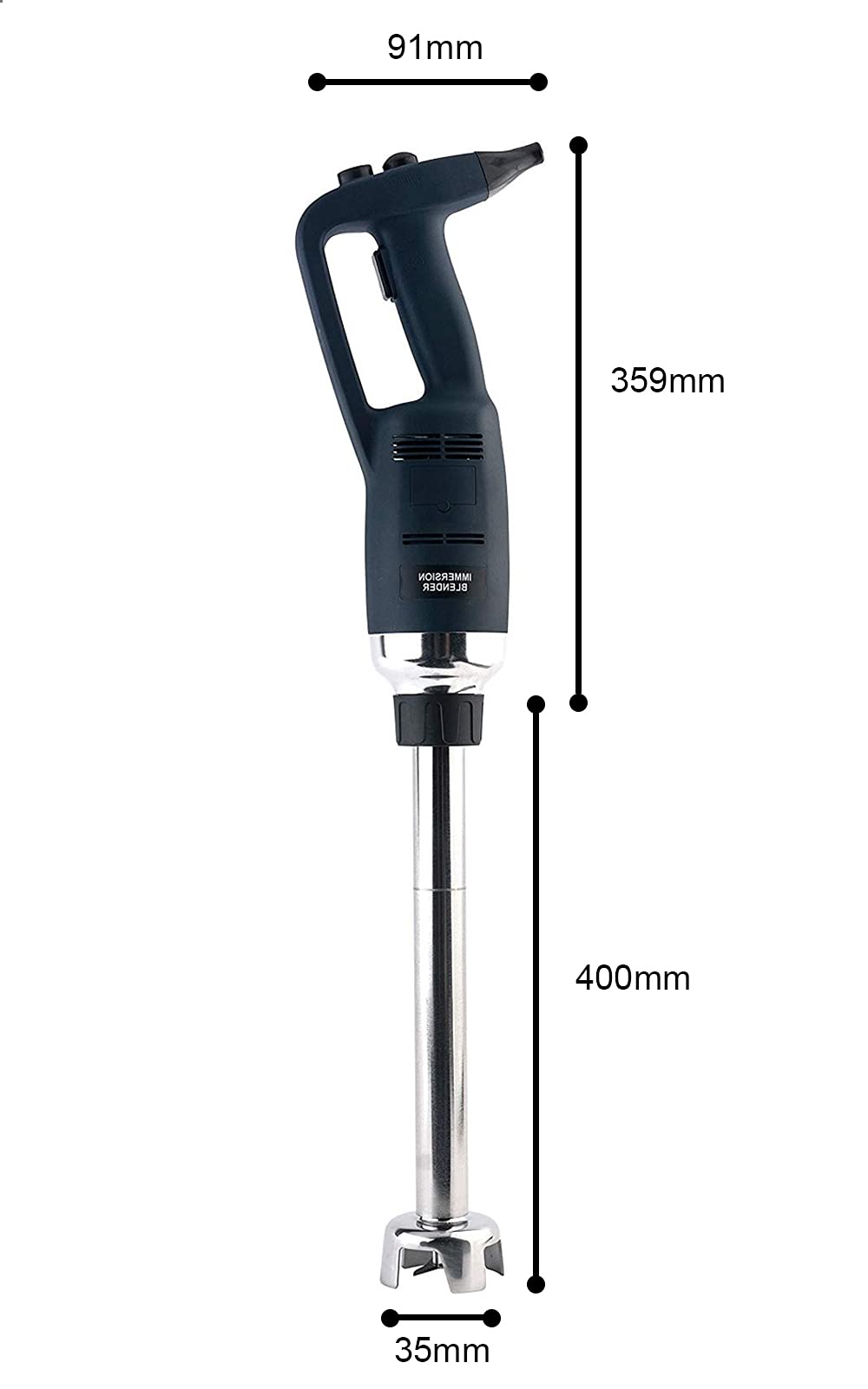 NJTFHU 16 in Heavy Duty Immersion Blender Handheld Kitchen, Hand Blenders for Kitchen, Commercial Mixer Electric, 500W Removable Shaft 2500rpm to 15000rpm, Emulsifier Blender Handheld