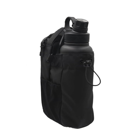 Magnetic Gym Bag Water Bottle Carrier Holder with Phone Pockets & Shoulder Strap,Magnetic Bag Gym Accessories Organizer for Men Women