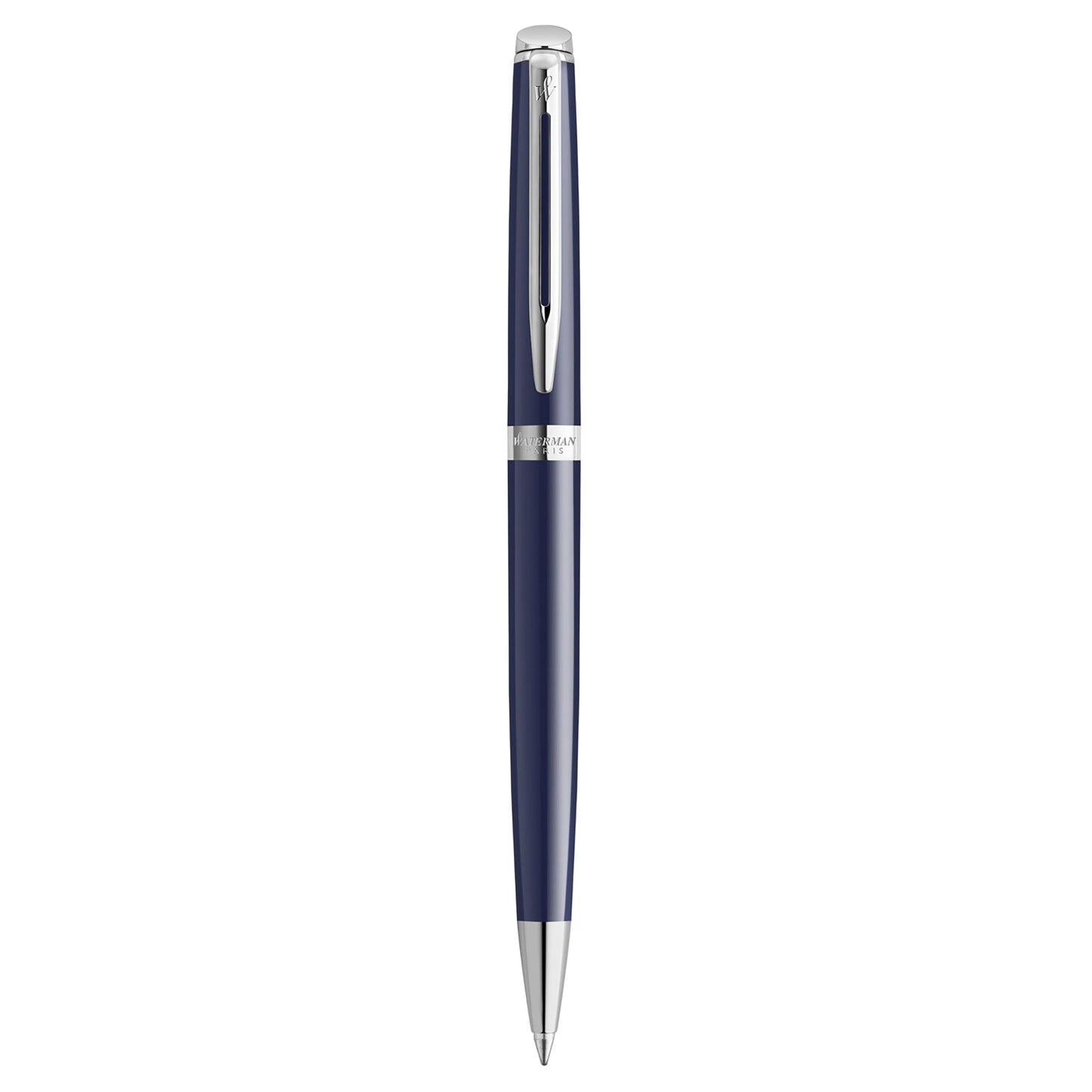 Waterman Hemisphere, Ballpoint Pen, Blue Lacquer with Palladium Trim, Medium Tip, Blue Ink, Gift Box