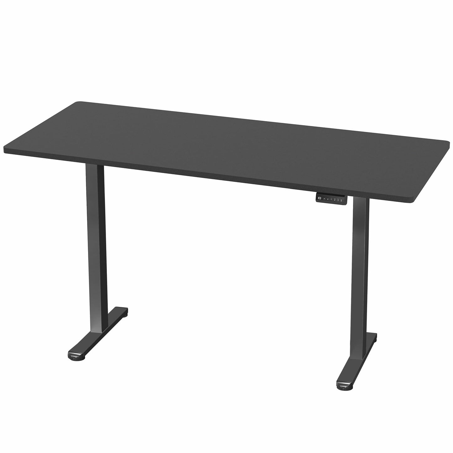 VIVO Electric 71 x 30 inch Standing Desk, Dual Motor Memory Controller Height Adjustment, E2B Series, Solid One-Piece Black Top Black Frame, DESK-KIT-E2B71B