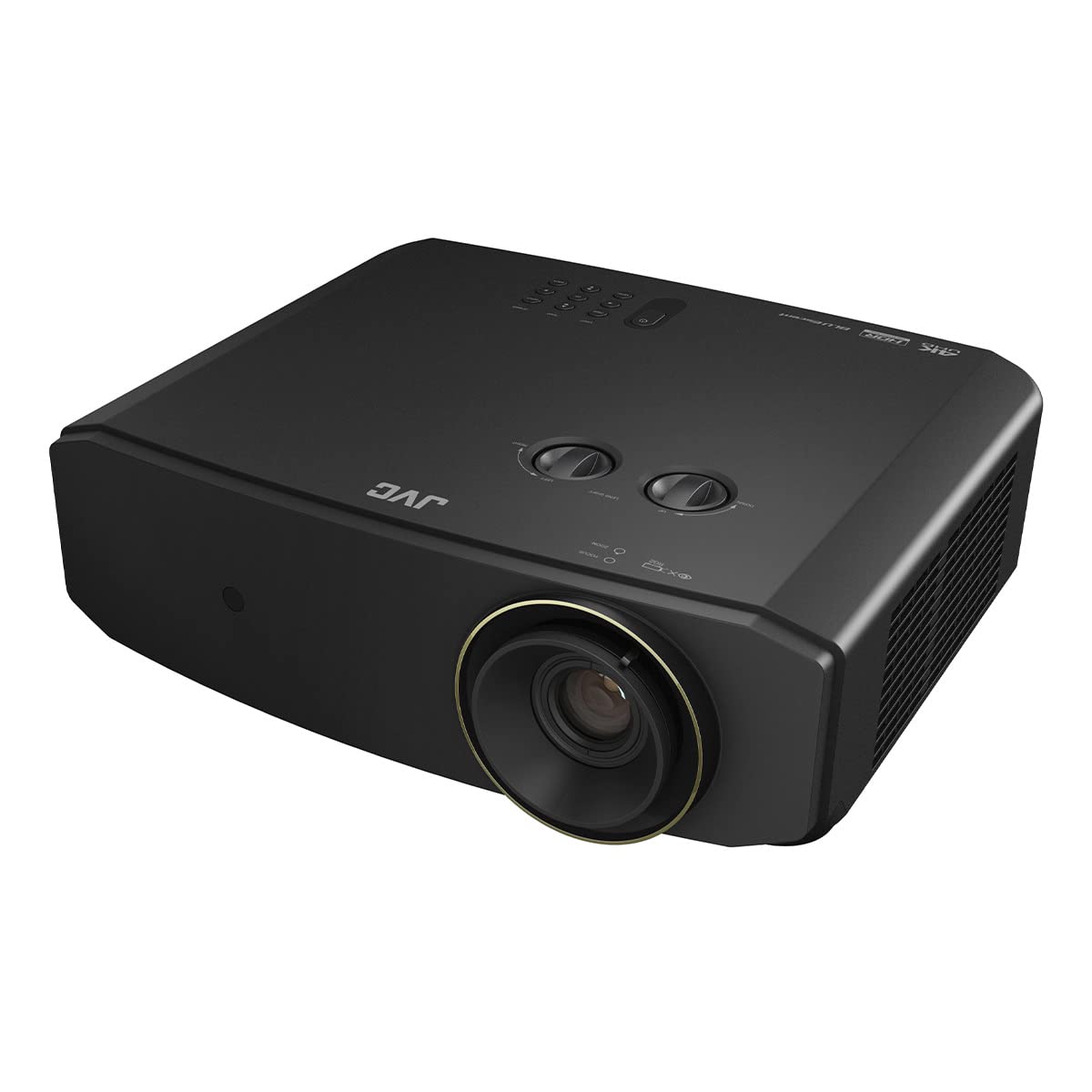 JVC LX-NZ30B 4K HDR Home Theater Projector, 3,300 Lumen, BLU-Escent Laser Phosphor Light Source, 20,000-Hour Lamp Life, Auto Select for HDR10 & HLG, Auto Tone Mapping, HDMI-2 Supporting 18Gpbs 4K