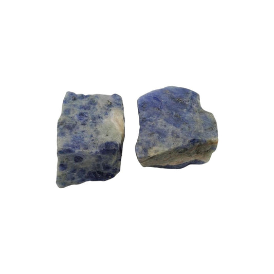 Crystals, Rocks, Jade, Crystals and Healing Stones, Witchcraft Supplies, Healing Crystals, Stones, Healing Stones, Rock Collection, Agate, Raw Stones (Sodalite, 2 Pcs)