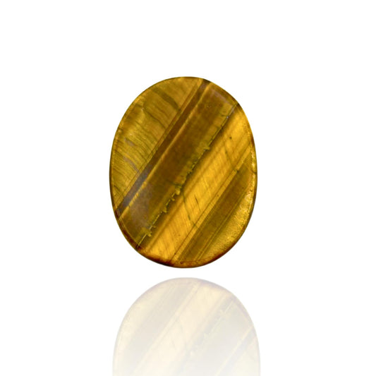 Wholesalegemshop Tiger Eye Thumb Worry Stones Metaphysical Gemstone Crystal Healing Reiki Men Women Gift FENG Shui Positive Energy Love Wellness Palm Stones Wicca Powerful
