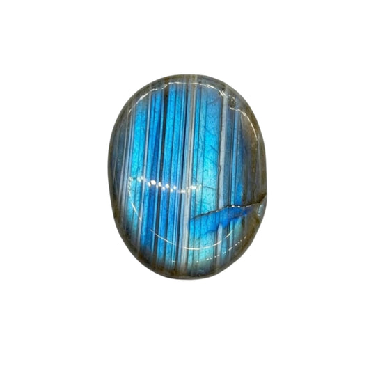 GEMSCITE Labradorite Thumb Worry Stones Metaphysical Gemstone Crystal Healing Reiki Men Women Gift FENG Shui Positive Energy Love Wellness Palm Stones Wicca Powerful