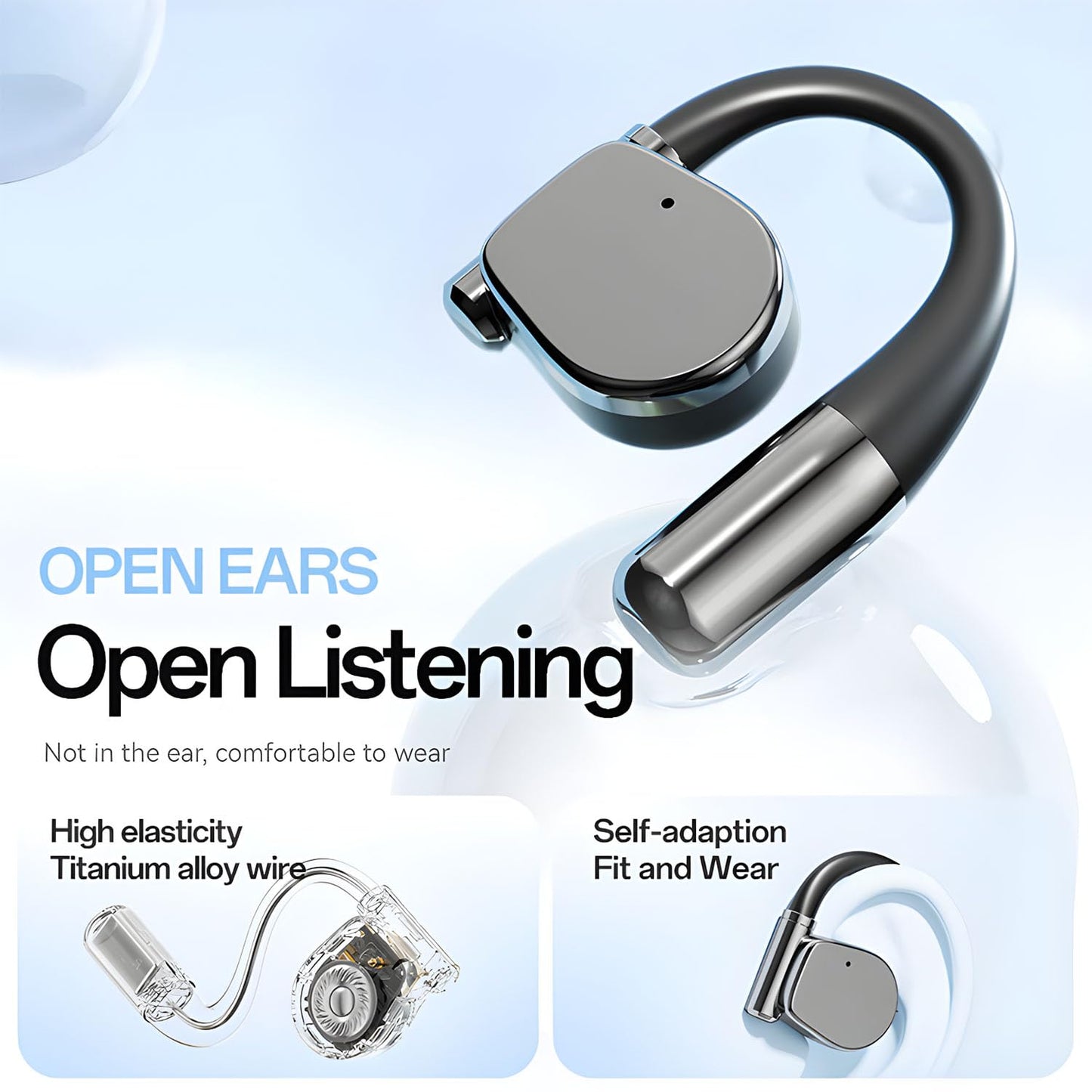 Ai Translation Earbuds Real Time,144 Language Translator Earbuds with APP,Audifonos Traductores Inglés Español,OWS Translating Earbuds Headphones Device for Travel Business Learning 4