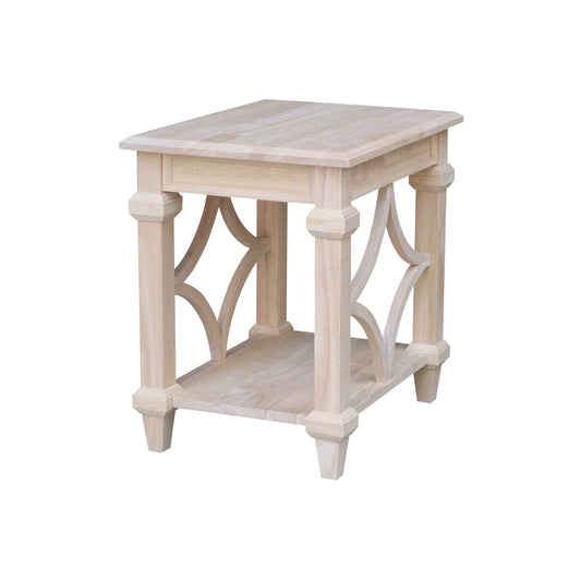 International Concepts Josephine Solid Wood End Table