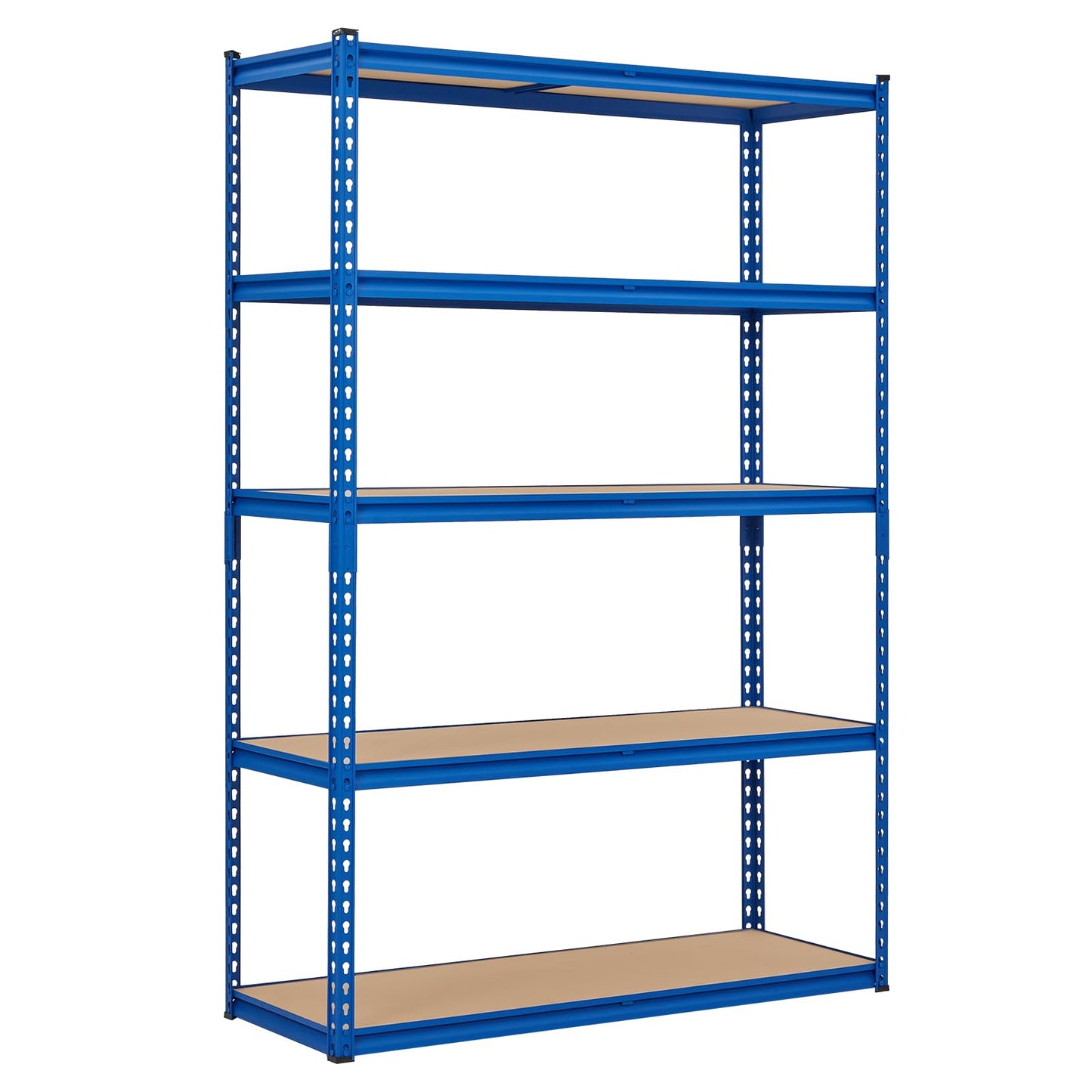 Garvee 5 Tier Garage Shelving Unit, 2500 LB Capacity, 48x18 in Heavy Duty Adjustable Steel Storage Shelves, Freestanding Storage Racks for Basement Warehouse Shop