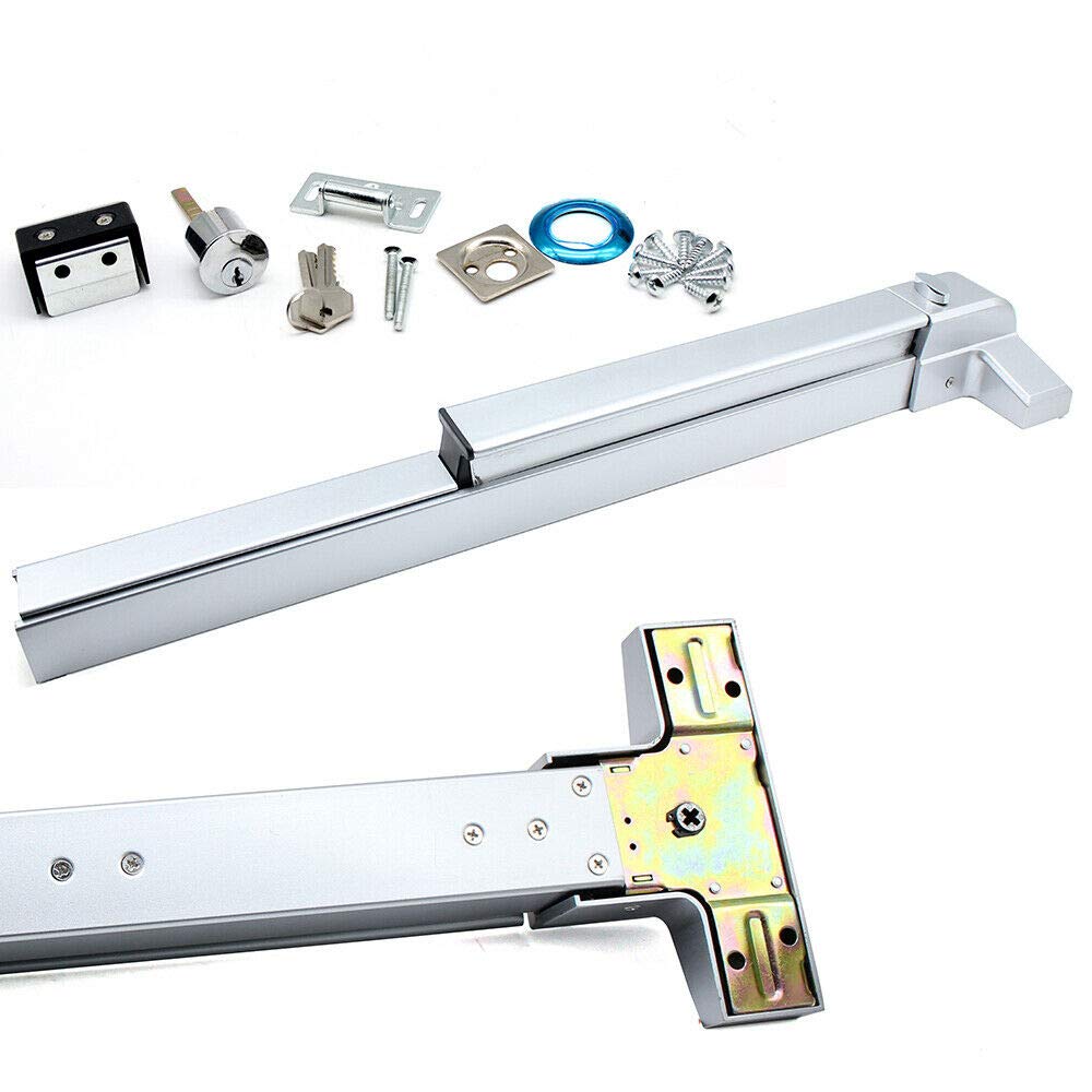 Commercial Door Push Bar Panic Exit Lock Device Heavy Duty Stainless Steel Emergency Exit Bar Hardware Latches