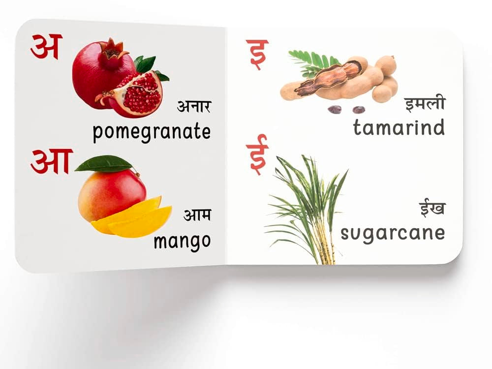 My First English Hindi Learning Library: Boxset of 10 Board Books For Kids