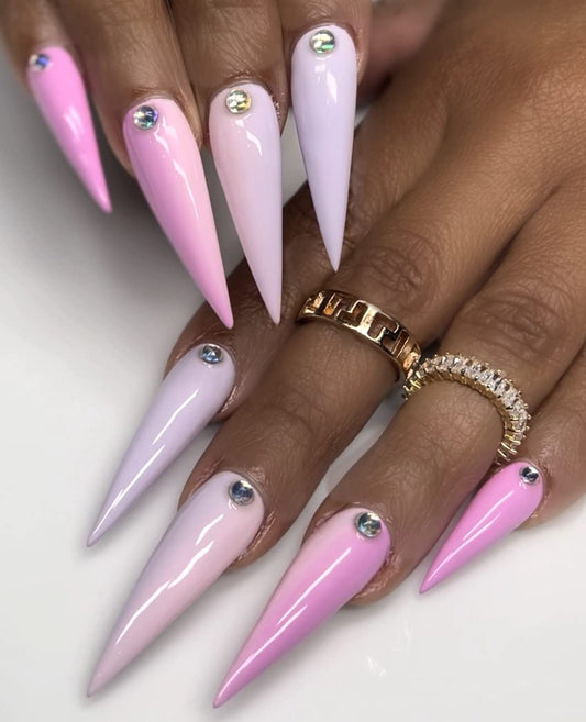 NABULOUS Soft Gel Nail Tips, Stiletto XL, 360 Pieces, Full Cover, Clear, 0 Ounce (Pack of 1)