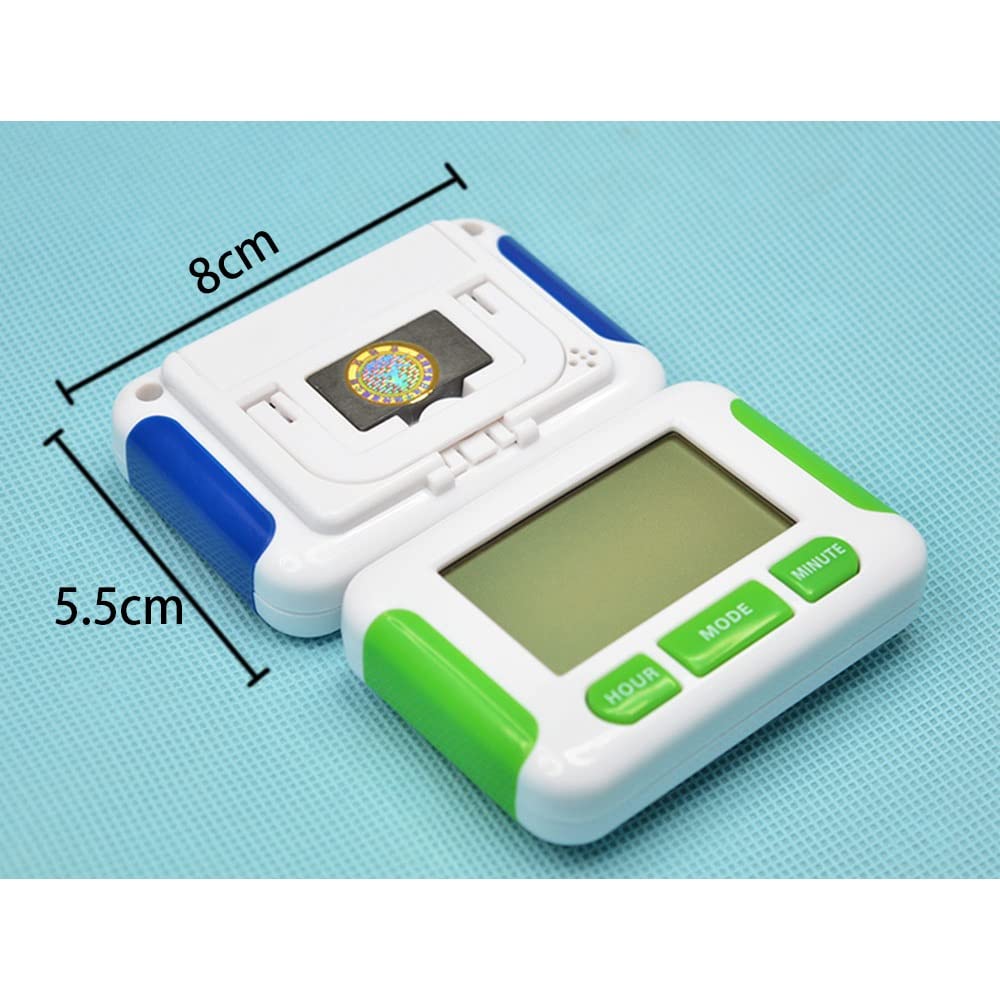 Digital Kitchen Timer Bell Alarm Clock Sleep Multifuctional Countdown 5 Groups Timer Kitchen Supplies(Blue)