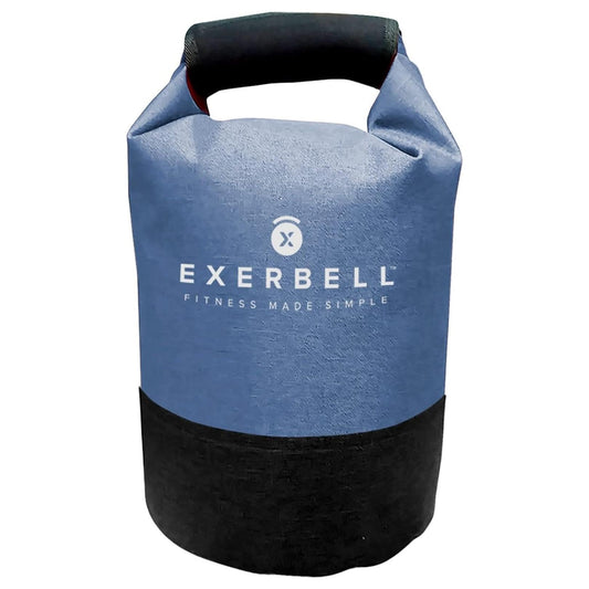 Exerbell Foldable Adjustable Kettlebell 4-30lbs – Portable Water Sandbag Functional Strength Tool – Soft Floor-Friendly Mobility Gear for Home Gym Travel – Leak-Resistant Load with Internal Scale