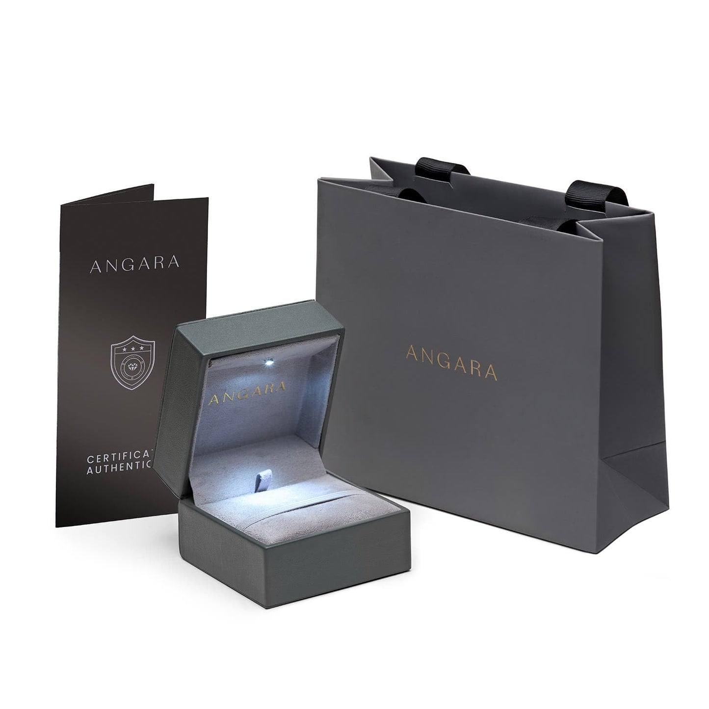 Angara Natural 0.4 Ct Blue Sapphire Solitaire Pendant in Sterling Silver for Women | Pear Blue Sapphire Necklace with Diamond | September Birthday Jewelry Gift | Grade- A | Size- 6x4mm