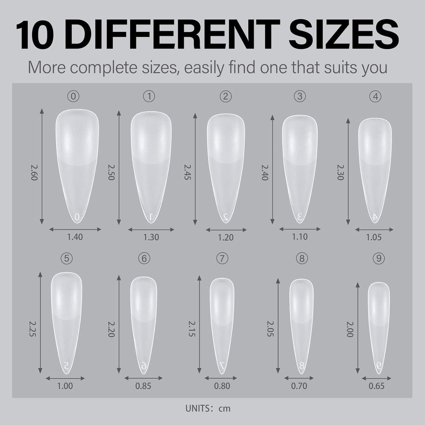 Soft Gel Nail Tips Full Cover, 240 Pcs Matte Pre-Etched Nail Tips, Frosted Inside and Outside for Better Adhesion, Lightweight False Nails for Home and Salon Use (Stiletto Shape, Clear)