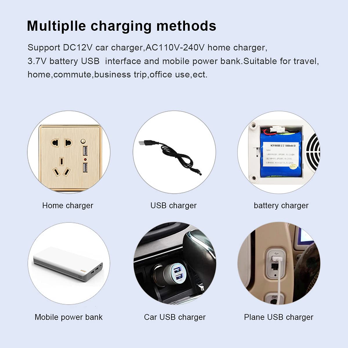QIRDLP （Upgraded version） Insulin Cooler Case portable Diabetic cooler Box Mini Drug Refrigerator Keeping Cooling 2-8℃ with handle, alarm & USB Chargerable（1 layer Celsius temperature