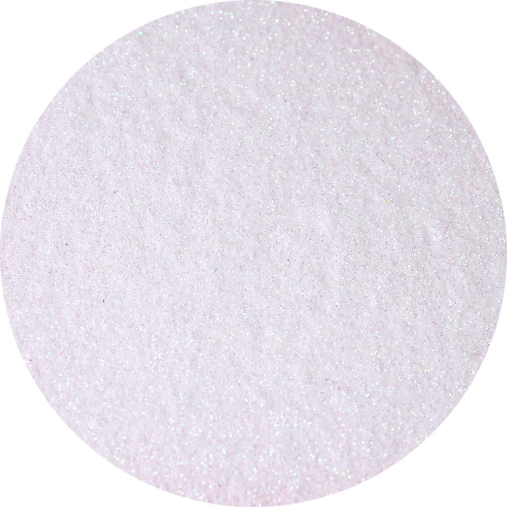 Rainbow Glitter 150g, Iridescent White Glitter Powder for Craft, Nail Art, Festival Decoration and Cosmetic Use