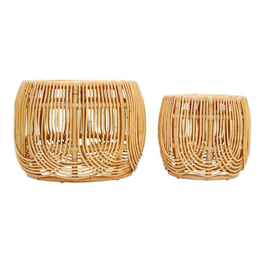 Tov Furniture Azrina Rattan Nesting Tables