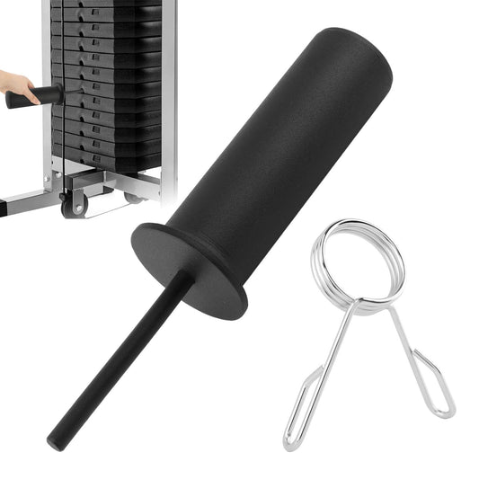 Meirivrn Reinforced Weight Stack Pin 60kg/132lbs Max Load Capacity Weight Stack Extender Pin Strength Training Equipment for Cable Machines & Home Gym - 10mm x 110mm