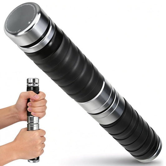 Forearm Strengthener, Adjustable Resistance Forearm Wrist Strengthen Trainer, Sweat-resistant Wrapped Handle Grip Strength Trainer, Portable Exercise Equipment for Men and Women, No Weights Needed