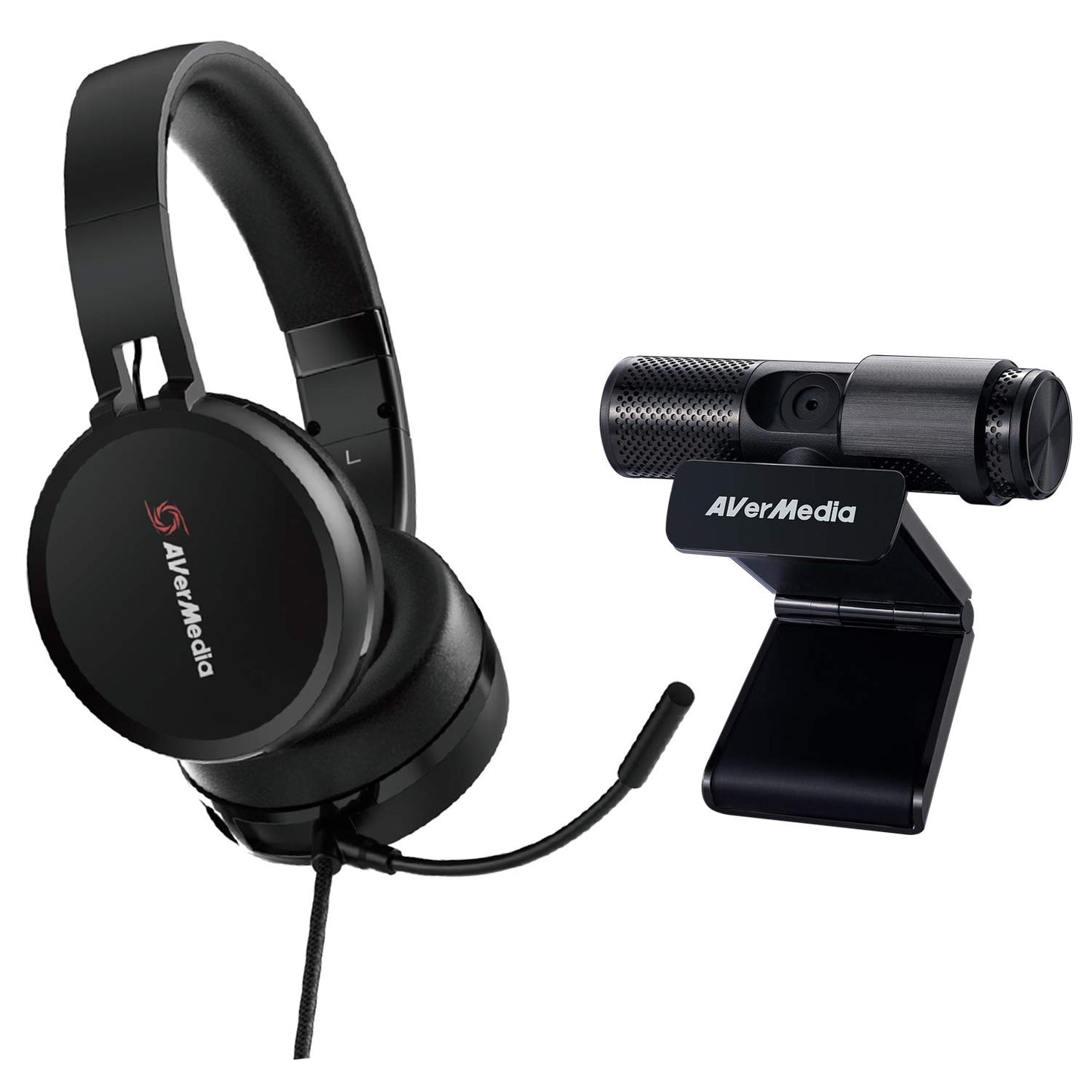 AVerMedia BO317 Video Conferencing Kit 1080p Webcam USB Headphone, Video Conferencing, Gaming Accessories for PC and Laptop